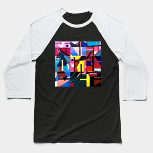 Multimedia Collage Baseball T-Shirt